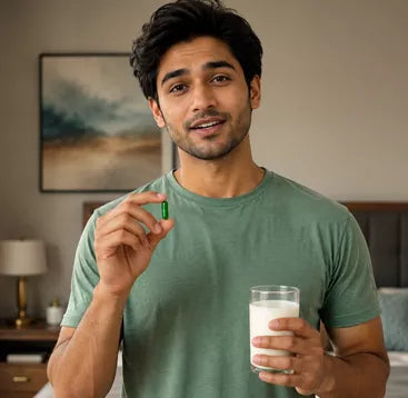 We recommend taking it with milk for better nutritional absorption.