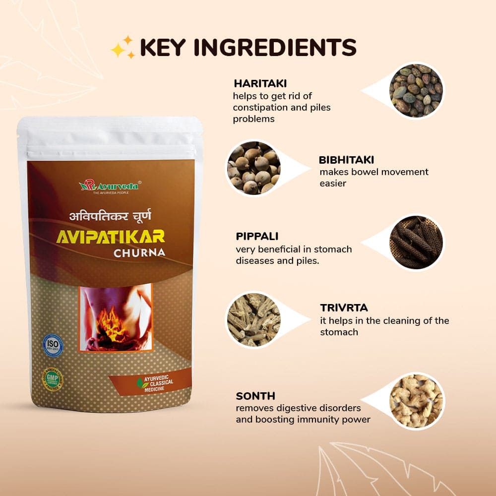 Ayurvedic Relief for Constipation & Digestive Health Churna