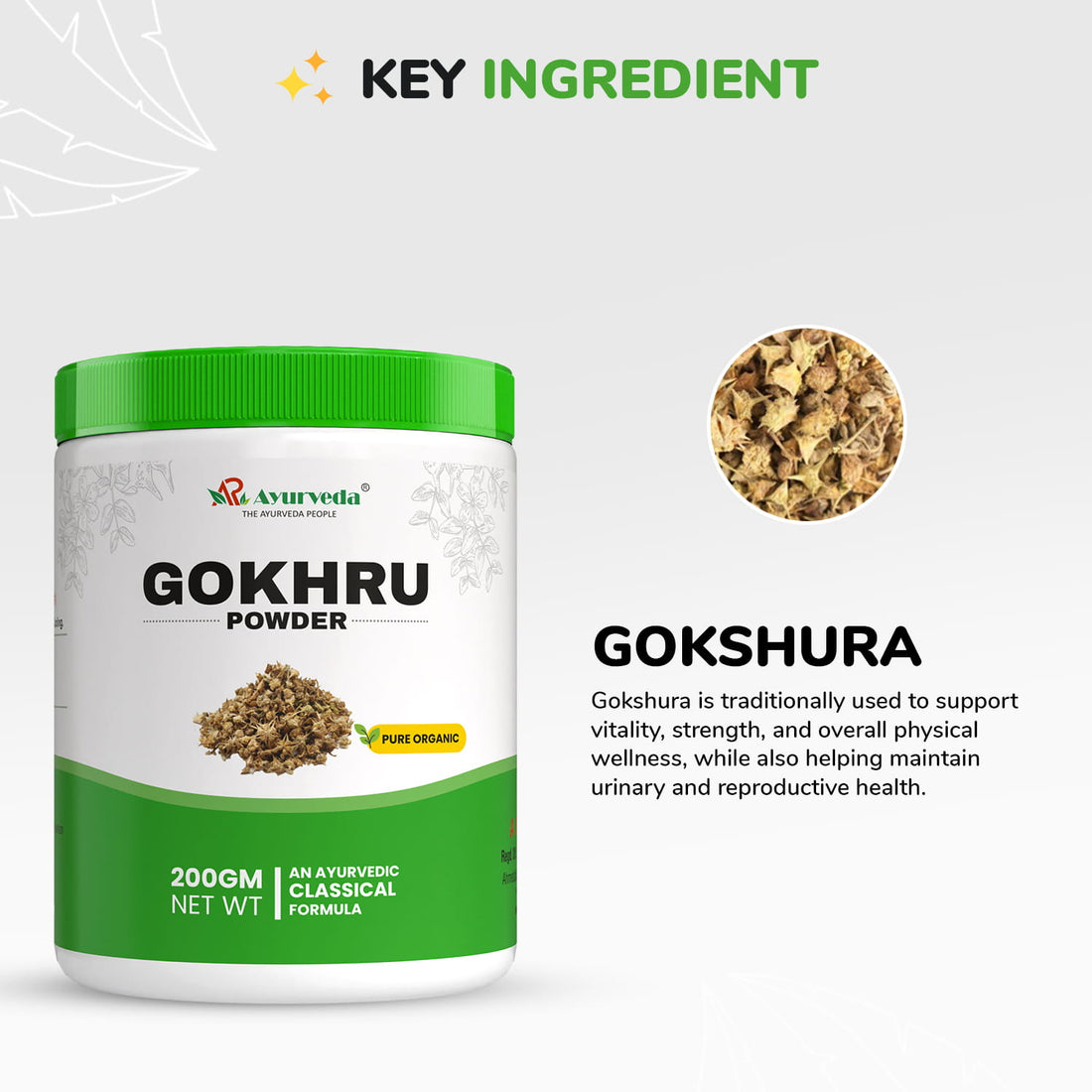 Gokhru Powder- Gokhru Churna | 200g