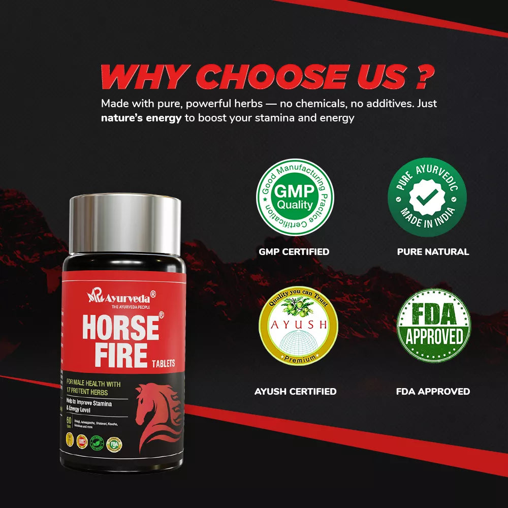 Horse Fire Tablets - Promotes Natural Energy and Daily Wellness