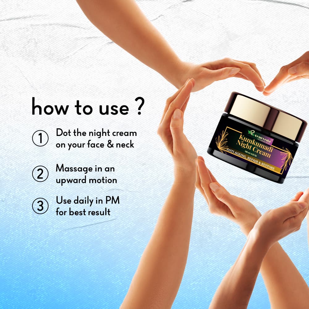 Kumkumadi Night Cream – Ayurvedic Anti-Aging, Brightening