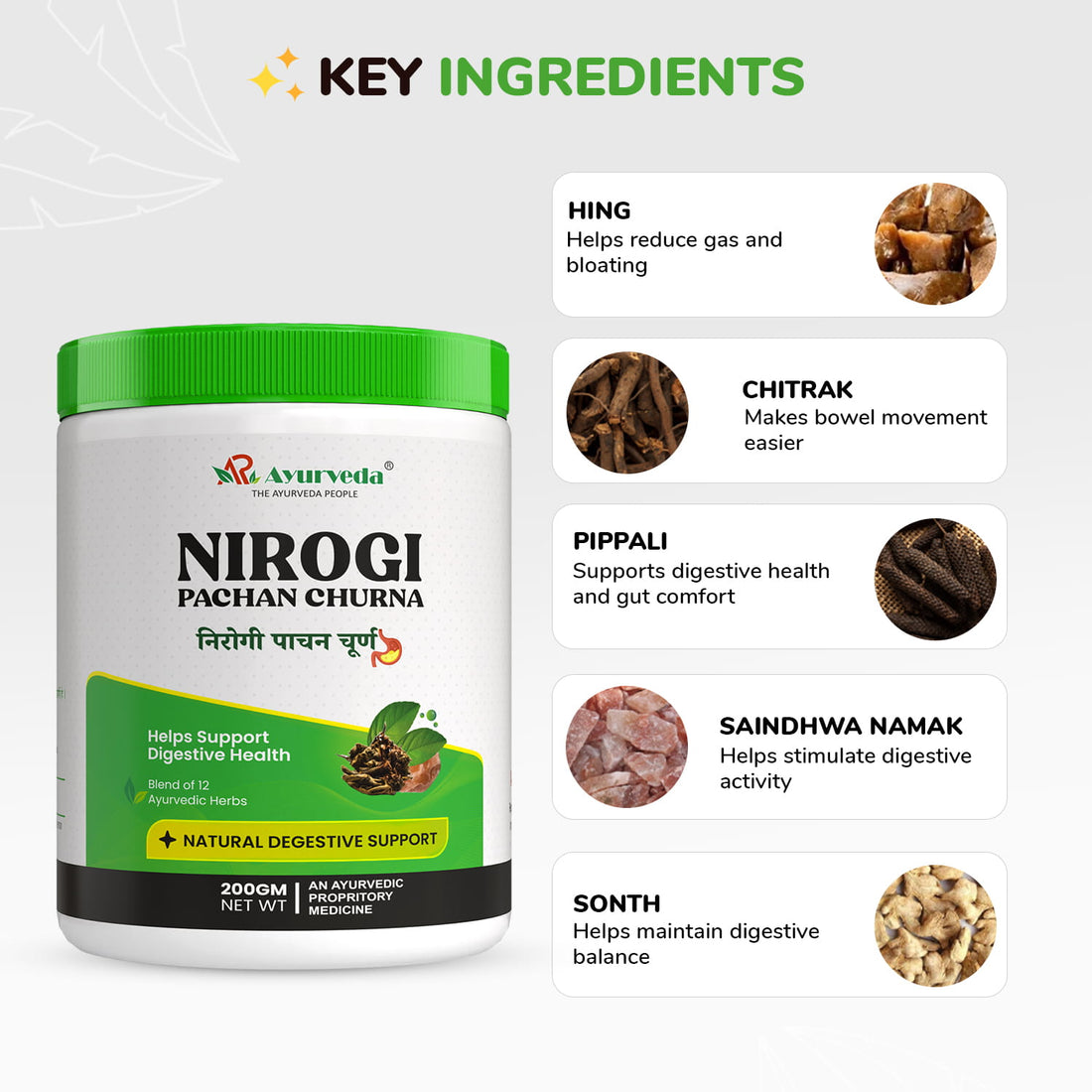 Nirogi Pachan Churna- 200g